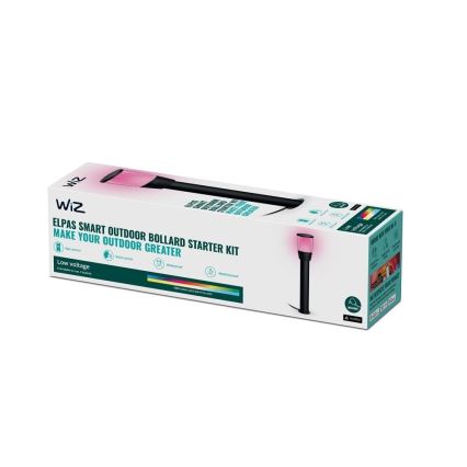 WiZ - LED RGBW stmievateľné vonkajšie svietidlo ELPAS LED/4,8W/12/230V 2700-5000K IP65 Wi-Fi