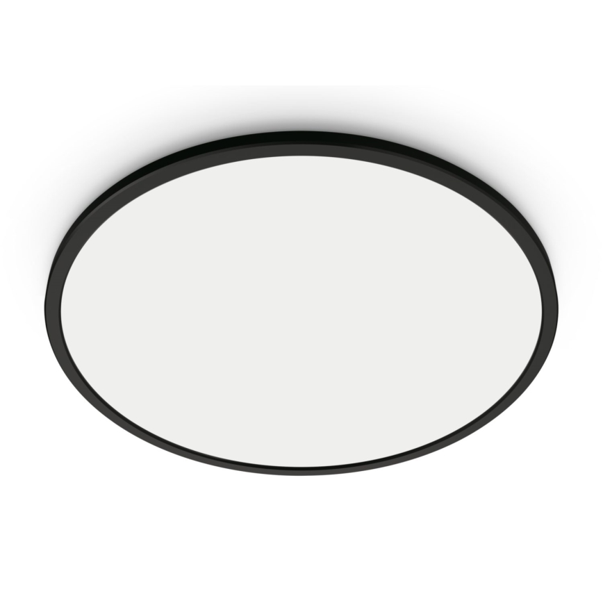 WiZ - LED Stmievateľné stropné svietidlo SUPERSLIM LED/14W/230V 2700-6500K Wi-Fi čierna
