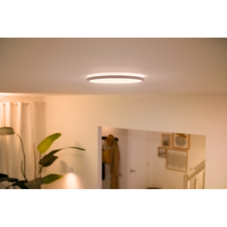 WiZ - LED Stmievateľné stropné svietidlo SUPERSLIM LED/16W/230V 2700-6500K Wi-Fi biela