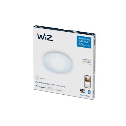 WiZ - LED Stmievateľné stropné svietidlo SUPERSLIM LED/16W/230V 2700-6500K Wi-Fi biela