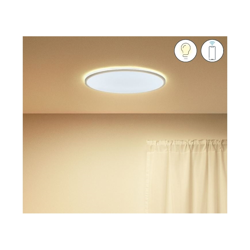 WiZ - LED Stmievateľné stropné svietidlo SUPERSLIM LED/22W/230V 2700-6500K Wi-Fi biela