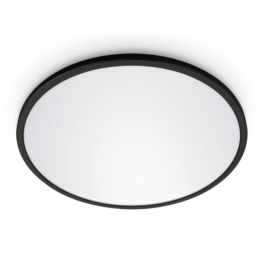 WiZ - LED Stmievateľné stropné svietidlo SUPERSLIM LED/32W/230V 2700-6500K Wi-Fi čierna
