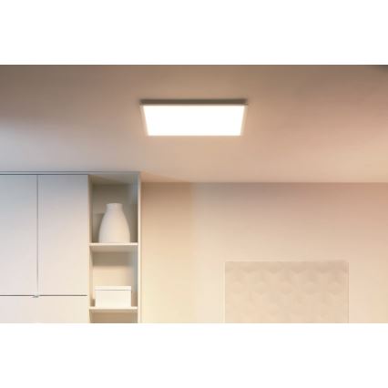 WiZ - LED Stmievateľné stropné svietidlo SUPERSLIM LED/36W/230V 2700-6500K Wi-Fi biela