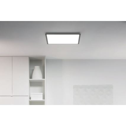 WiZ - LED Stmievateľné stropné svietidlo SUPERSLIM LED/36W/230V 2700-6500K Wi-Fi čierna