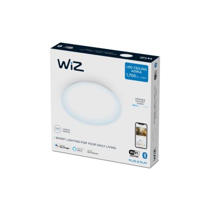 WiZ - LED Stmievateľné stropnvé svietidlo SUPERSLIM LED/17W/230V 4000K Wi-Fi