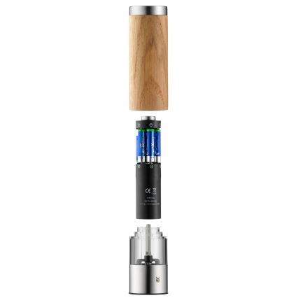 WMF - Elektrický mlynček na korenie CERAMILL 6xAAA dub