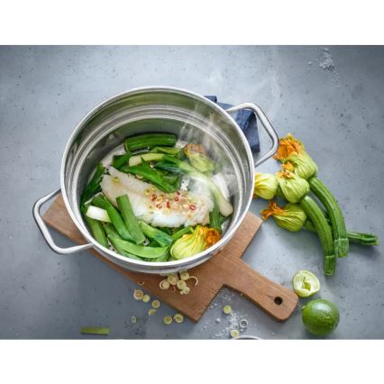 WMF – parná vložka, priemer 20 cm, nerezová oceľ