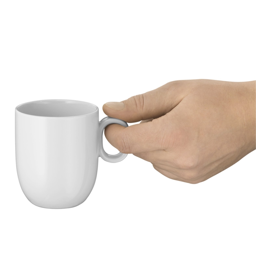 WMF - SADA 2x Šálka na café creme s podšálkou BARISTA 170 ml biela