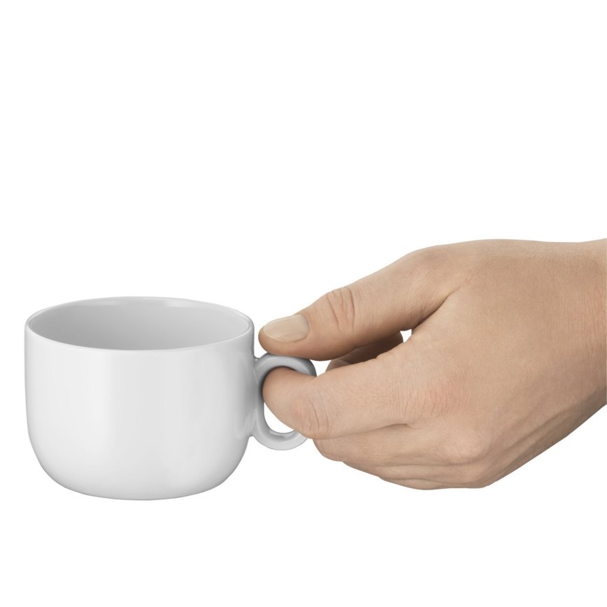 WMF - SADA 2x Šálka na cappuccino s podšálkou BARISTA 160 ml biela