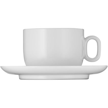 WMF - SADA 2x Šálka na cappuccino s podšálkou BARISTA 160 ml biela