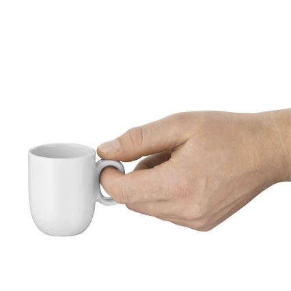 WMF - SADA 2x Šálka na espresso s podšálkou BARISTA biela