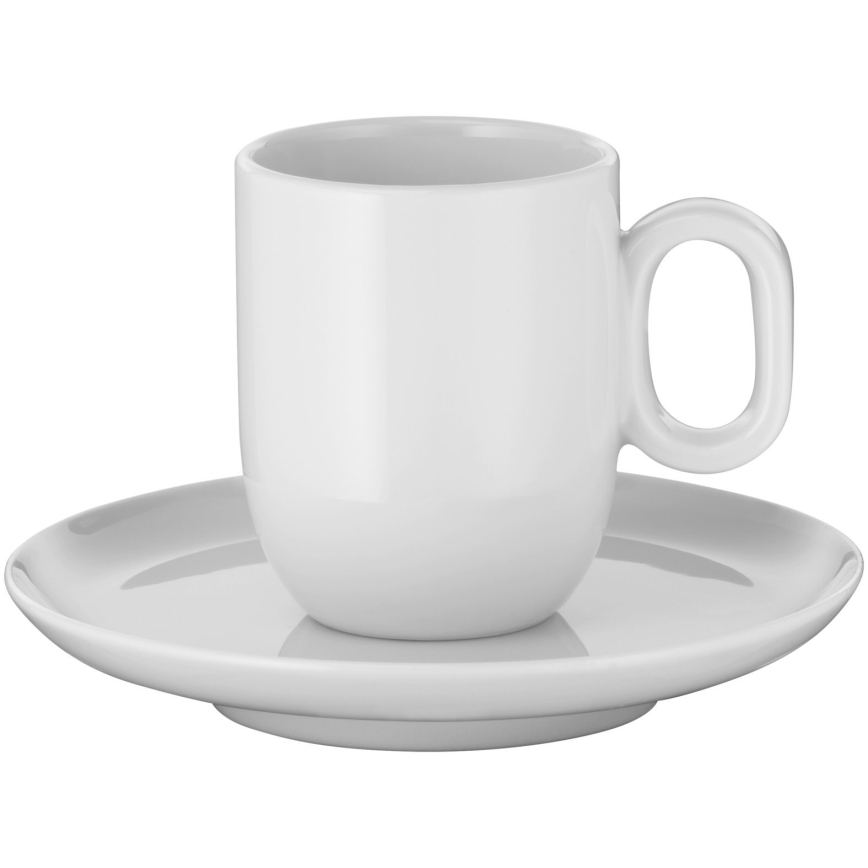 WMF - SADA 2x Šálka na espresso s podšálkou BARISTA biela