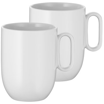 WMF - SADA 2x Šálka na kávu BARISTA 380 ml biela