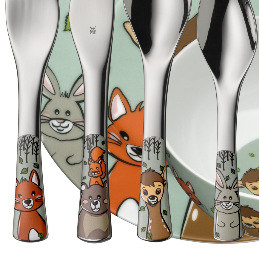 WMF - Sada detského riadu a príborov FOREST FRIENDS 6ks
