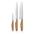WMF - Sada kuchynských nožov GRAND WOOD 3 ks