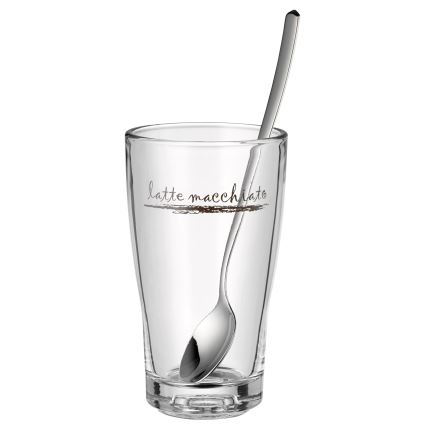 WMF - Sada pohárov a lyžičiek na latte macchiato CLEVER & MORE 6ks