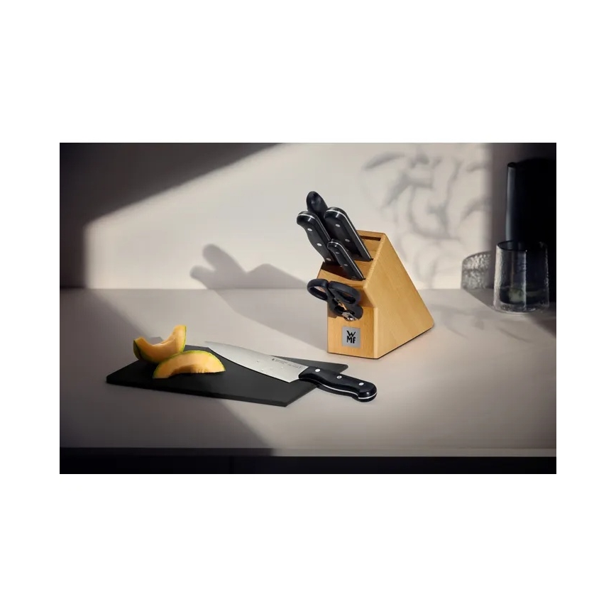 WMF - Súprava kuchynských nožov v bloku SPITZENKLASSE PLUS 6 ks