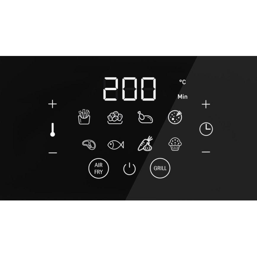 WMF - Teplovzdušná fritéza MULTI TASTE 1550W/230V čierna
