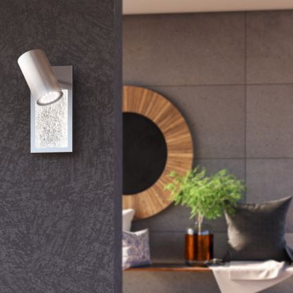 Wofi 11589 - LED Nástenné bodové svietidlo BALI 1xGU10/5W/230V + LED/6W/230V