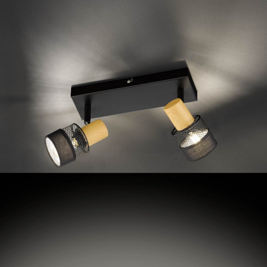 Wofi 11650 - Bodové svietidlo DORAL 2xE14/28W/230V