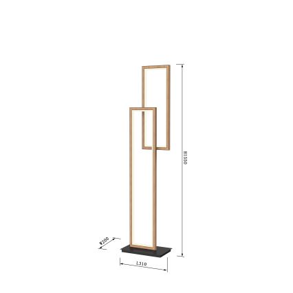 Wofi 3023-206 - LED Stmievateľná stojacia lampa PESCARA LED/21W/230V