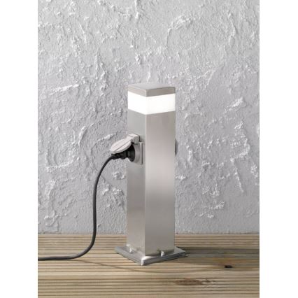 Wofi 3054.01.97.7000 - LED Vonkajšia lampa s 2 zásuvkami TARA LED/7W/230V IP44 SCHUKO