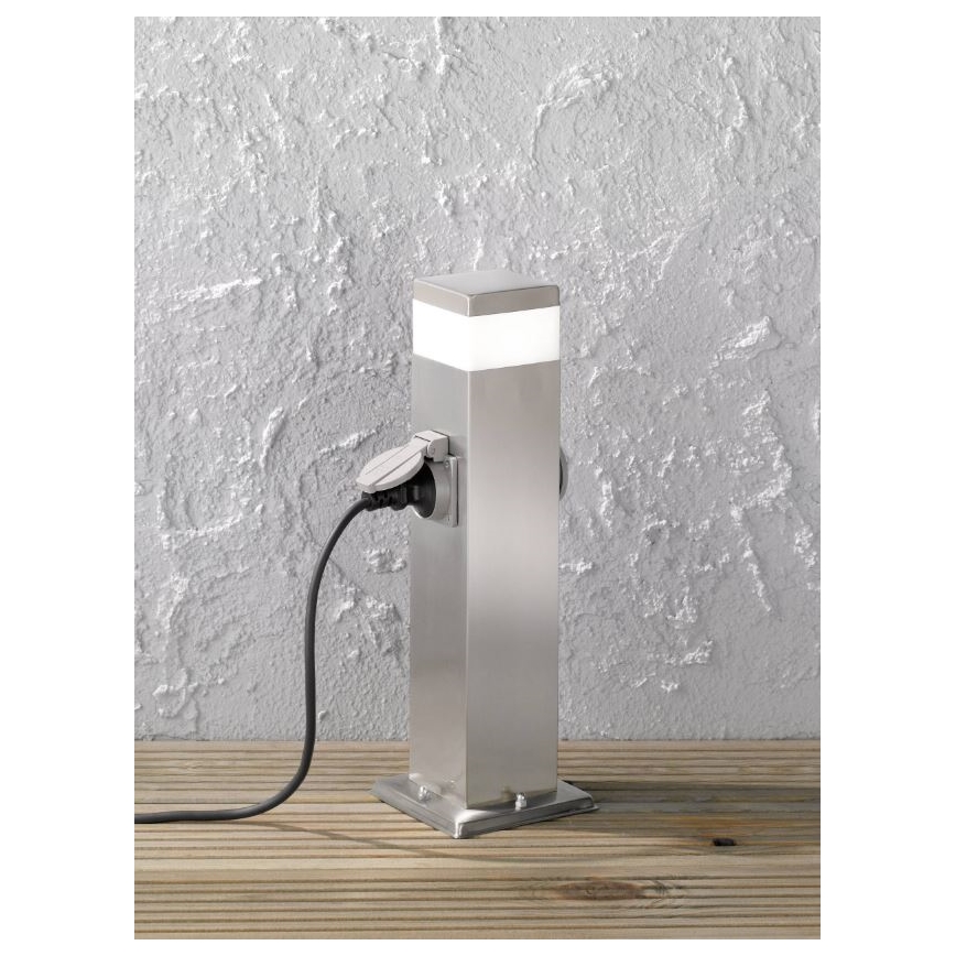 Wofi 3054.01.97.7000 - LED Vonkajšia lampa s 2 zásuvkami TARA LED/7W/230V IP44 SCHUKO