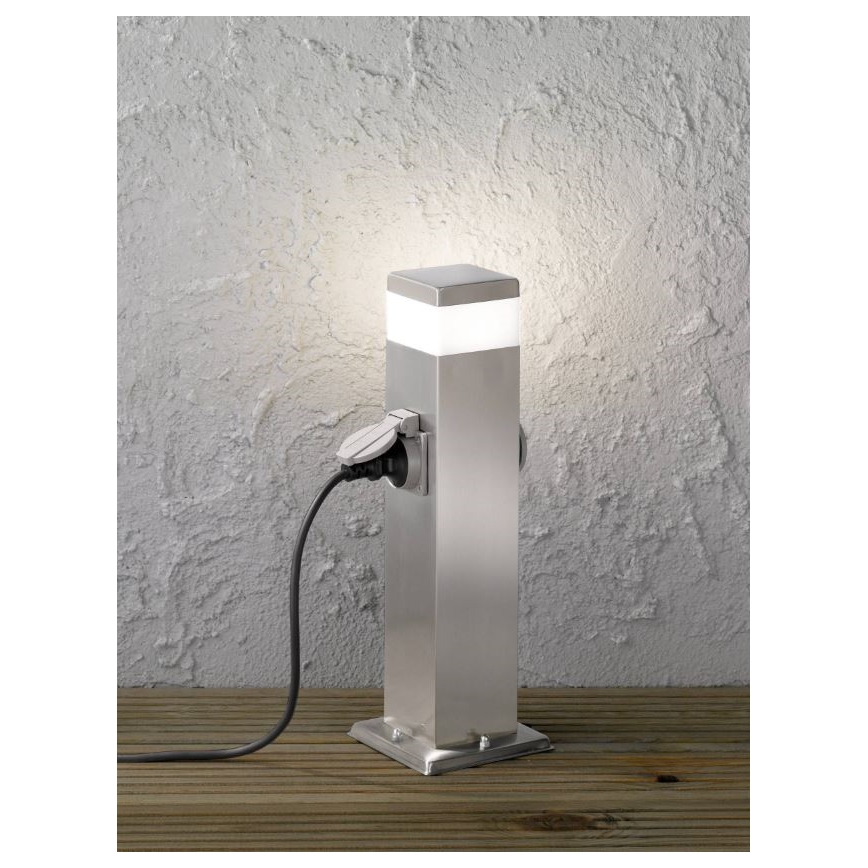 Wofi 3054.01.97.7000 - LED Vonkajšia lampa s 2 zásuvkami TARA LED/7W/230V IP44 SCHUKO