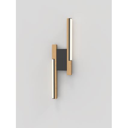 Wofi 4031-206- LED stlmiteľné nástenné svietidlo PALERMO 11W/230V kaučukovník