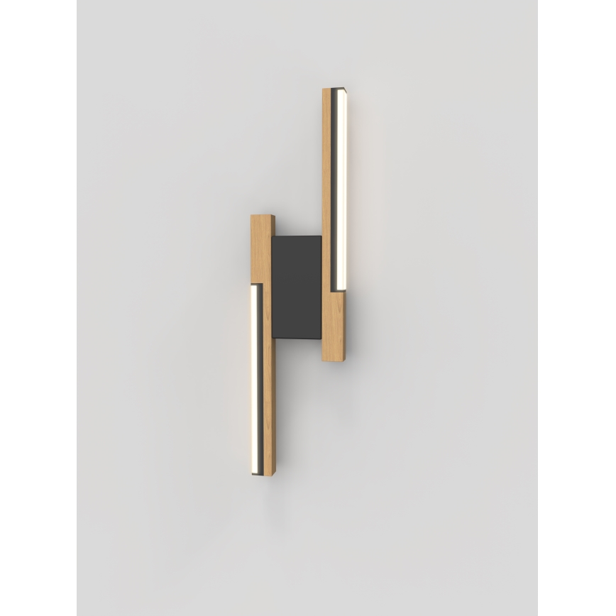 Wofi 4031-206- LED stlmiteľné nástenné svietidlo PALERMO 11W/230V kaučukovník