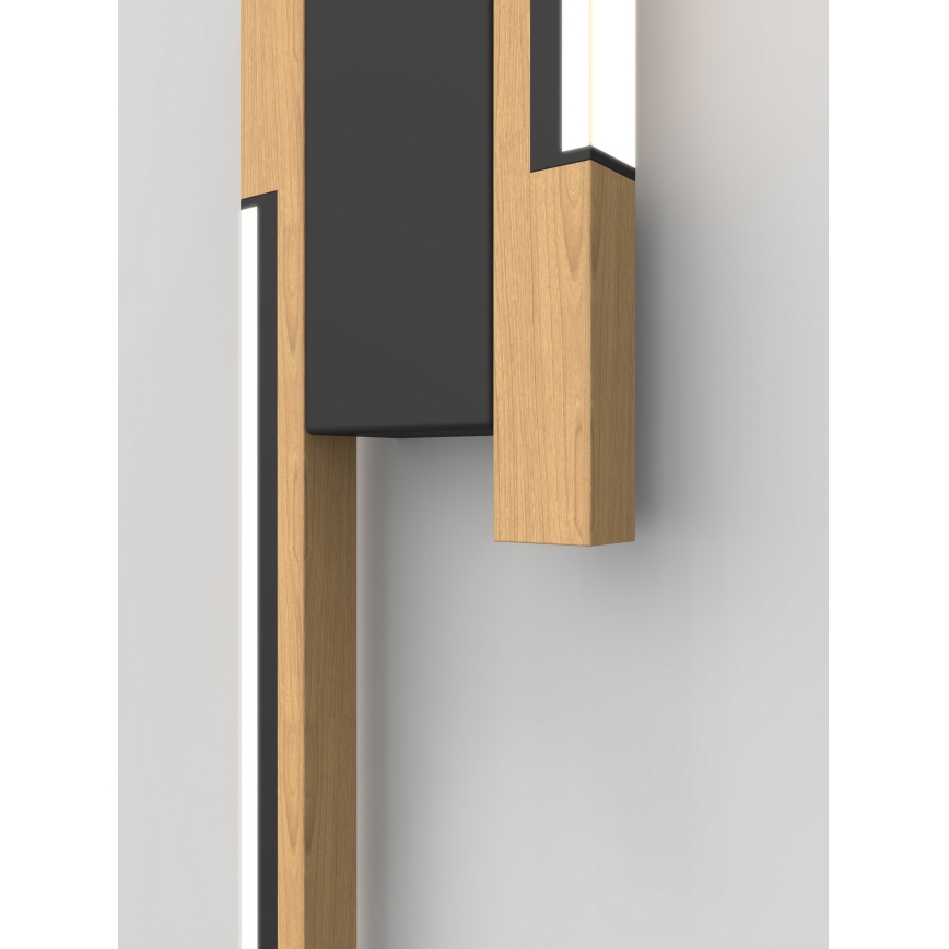 Wofi 4031-206- LED stlmiteľné nástenné svietidlo PALERMO 11W/230V kaučukovník