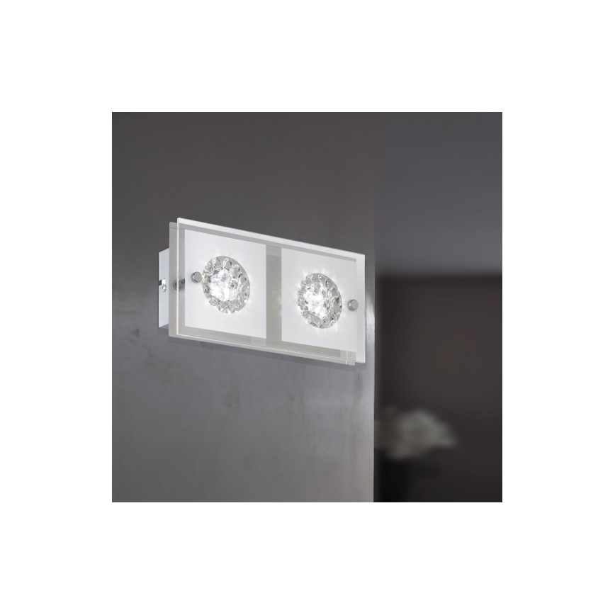 Wofi 4272.02.01.0000 - LED Nástenné svietidlo REIMS 2xLED/4W/230V