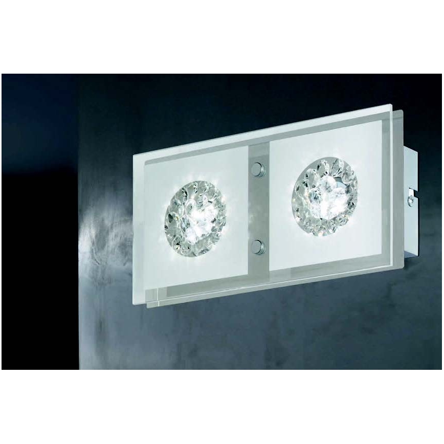 Wofi 4272.02.01.0000 - LED Nástenné svietidlo REIMS 2xLED/4W/230V