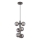 Wofi 6014-605W - LED Luster na lanku VILLA 6xG9/3W/230V čierna