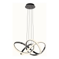 Wofi 6134-105L - LED Stmievateľný luster na lanku INDIGO LED/50W/230V čierna/lesklý chróm