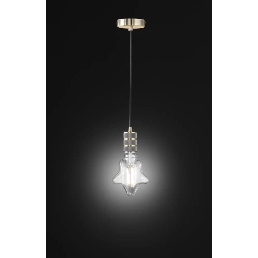 Wofi 6201.01.64.7000 - Luster na lanku MASSA 1xE27/60W/230V bronz