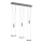 Wofi 7263.06.54.6000 - LED Stmievateľný luster na lanku JETTE 3xLED/7,5W/230V + 3xLED/1W