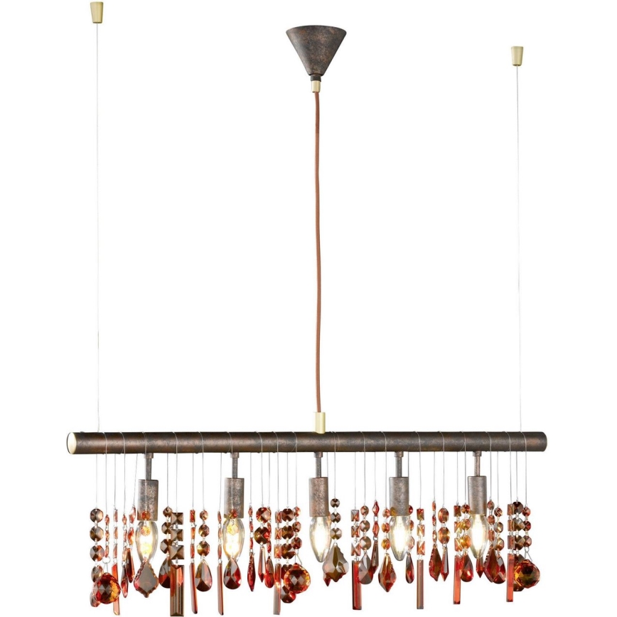 Wofi 7320.05.05.6000 - Luster na lanku AMELIA 5xE14/40W/230V