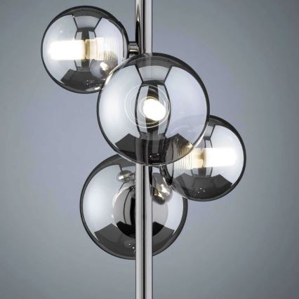 Wofi 8014.04.24.9000 - LED Stolná lampa VILLA 4xG9/3W/230V čierna