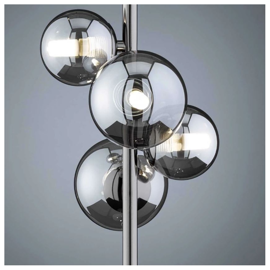 Wofi 8014.04.24.9000 - LED Stolná lampa VILLA 4xG9/3W/230V čierna