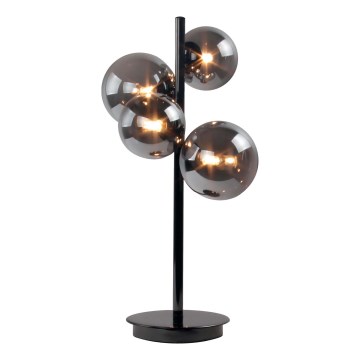 Wofi 8014.04.24.9000 - LED Stolná lampa VILLA 4xG9/3W/230V čierna