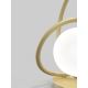 Wofi 8014-201 - LED Stolná lampa NANCY 2xG9/3,5W/230V zlatá/biela