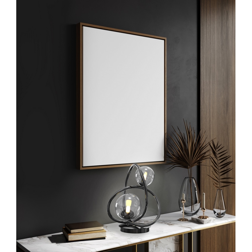 Wofi 8014-205 - LED Stolná lampa NANCY 2xG9/3,5W/230V čierna/lesklý chróm