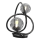Wofi 8014-205 - LED Stolná lampa NANCY 2xG9/3,5W/230V čierna/lesklý chróm