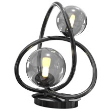 Wofi 8014-205 - LED Stolná lampa NANCY 2xG9/3,5W/230V čierny chróm