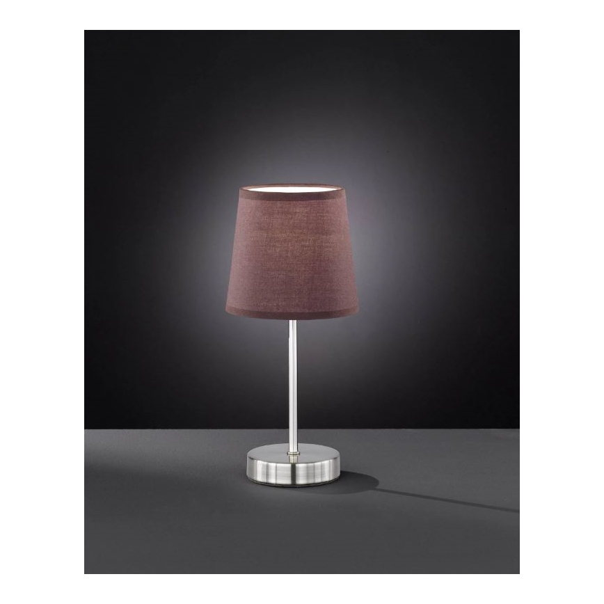 Wofi 8324.01.51.0000 - Stolná lampa CESENA 1xE14/42W/230V hnedá