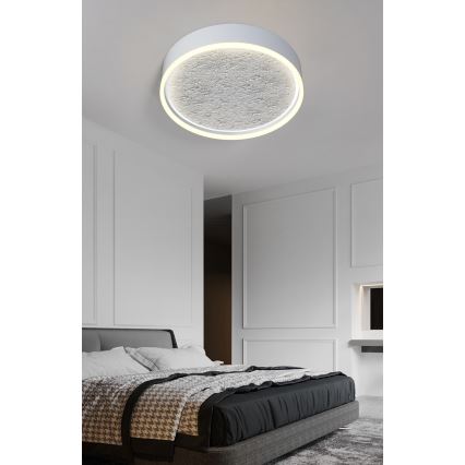 Wofi 9002-103M - LED Stmievateľné stropné svietidlo BORDEAUX LED/37W/230V strieborná