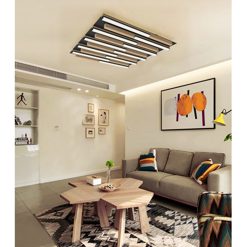 Wofi 9031-1006 - LED Stmievateľné stropné svietidlo PALERMO LED/40W/230V kaučukovník