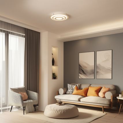 Wofi 9464.01.06.9000 - LED Stropné svietidlo FLYNN LED/25W/230V priemer 60 cm biela