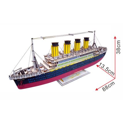 Woodcraft - Drevené 3D puzzle Titanic